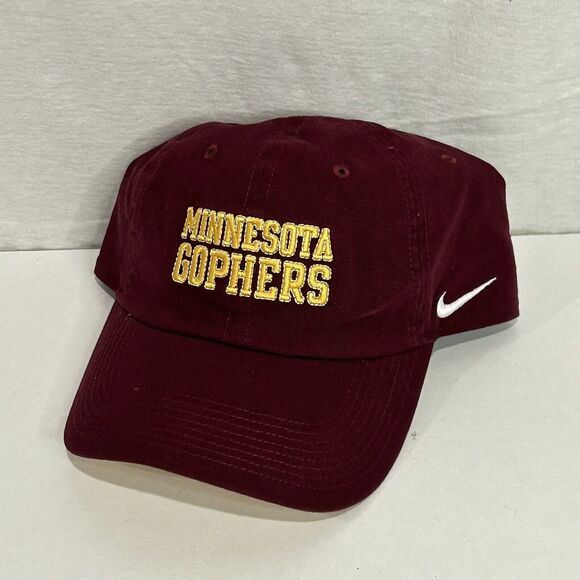 Minnesota Golden Gophers Nike Heritage86 Relaxed-Fit Strapback Hat Cap One Size - Picture 1 of 8